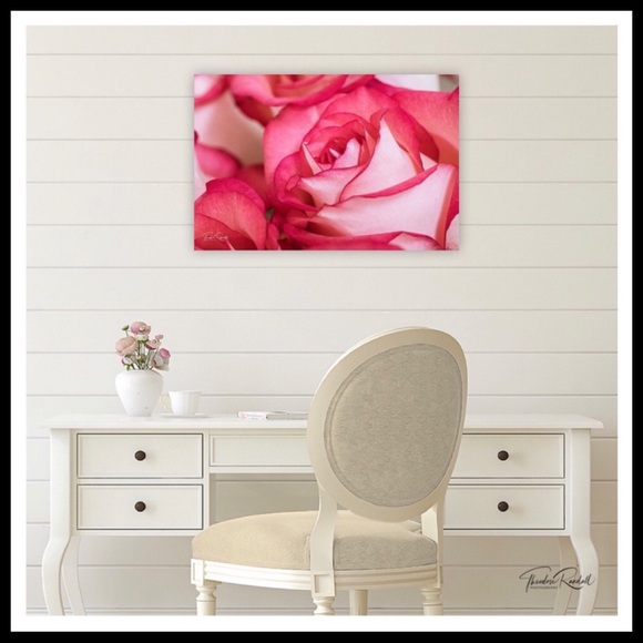BEAUTIFUL FLORAL BOHO ROSE WALL ART DECOR A2C - Picture 10 of 11